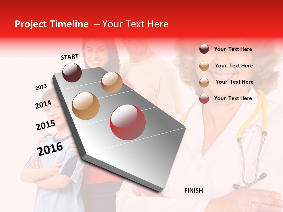 Mother Portrait Pediatric PowerPoint Template