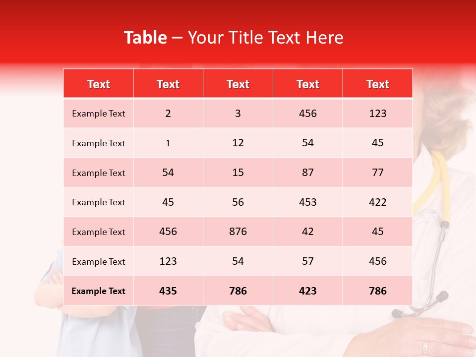 Mother Portrait Pediatric PowerPoint Template