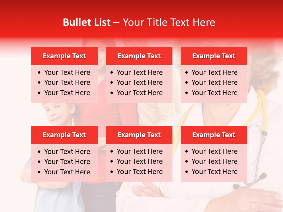 Mother Portrait Pediatric PowerPoint Template