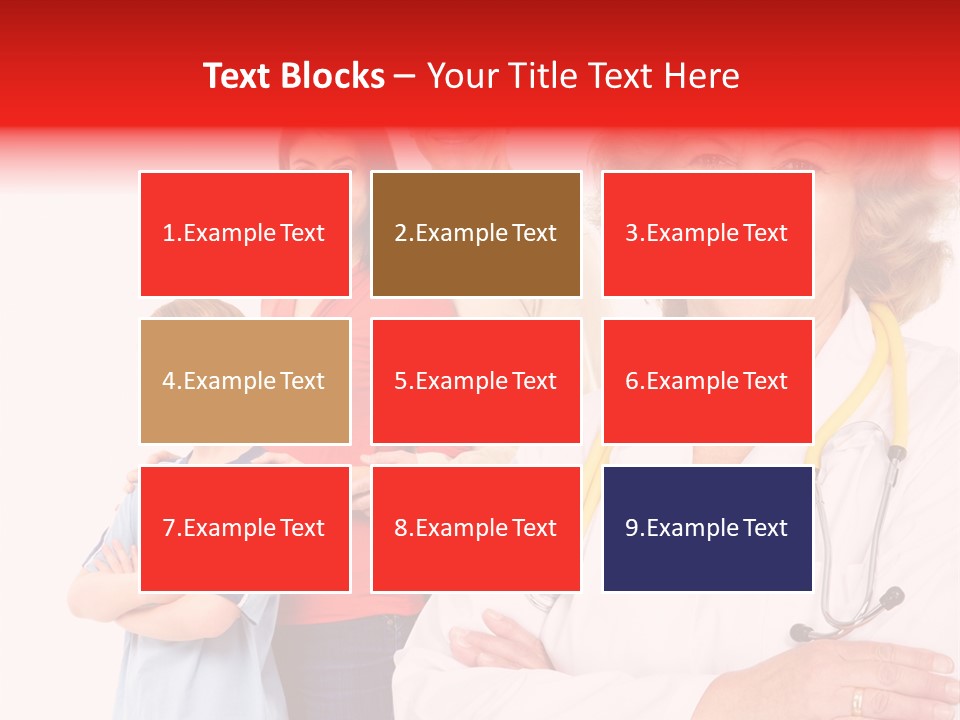 Mother Portrait Pediatric PowerPoint Template