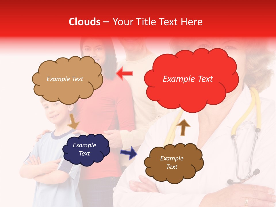 Mother Portrait Pediatric PowerPoint Template