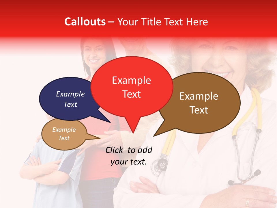 Mother Portrait Pediatric PowerPoint Template