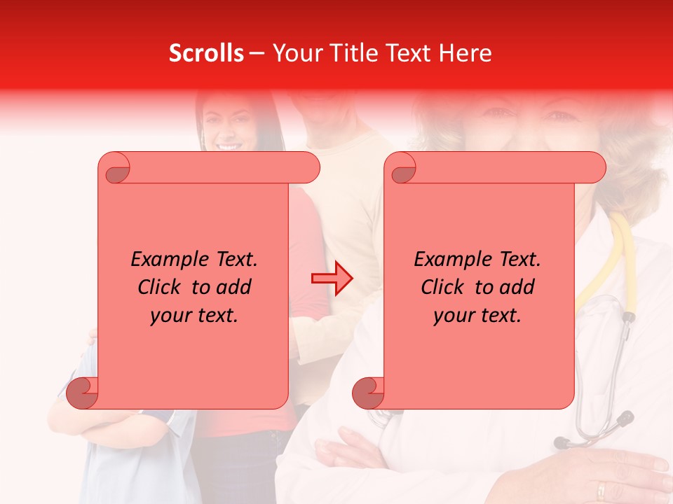 Mother Portrait Pediatric PowerPoint Template