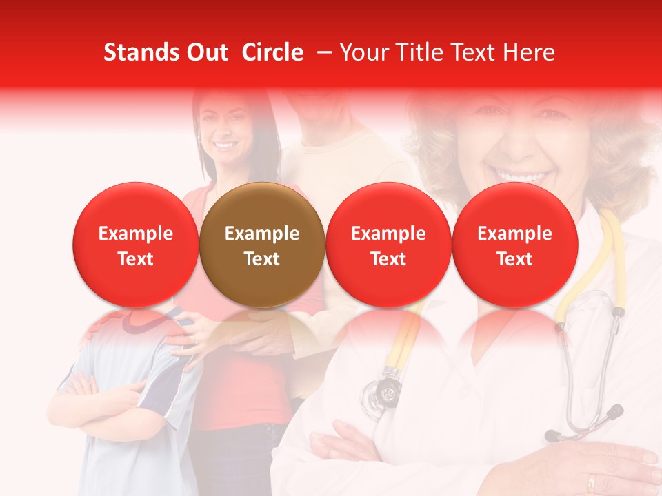 Mother Portrait Pediatric PowerPoint Template