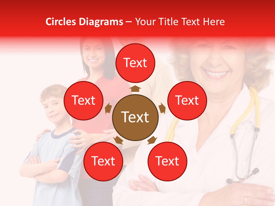 Mother Portrait Pediatric PowerPoint Template