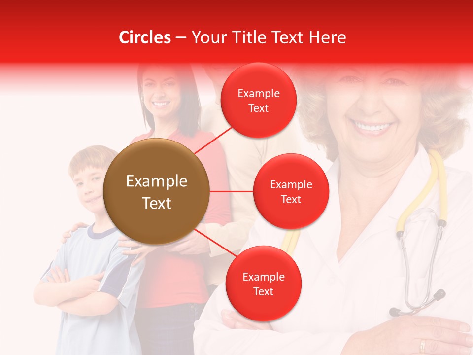 Mother Portrait Pediatric PowerPoint Template