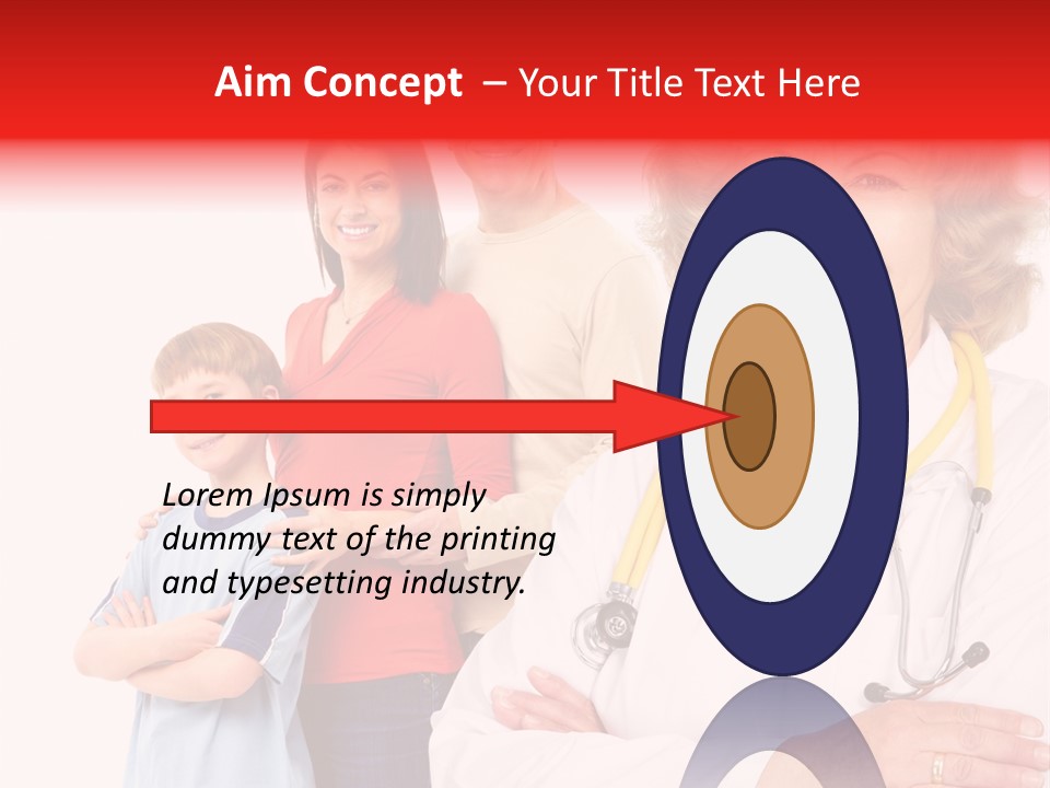 Mother Portrait Pediatric PowerPoint Template