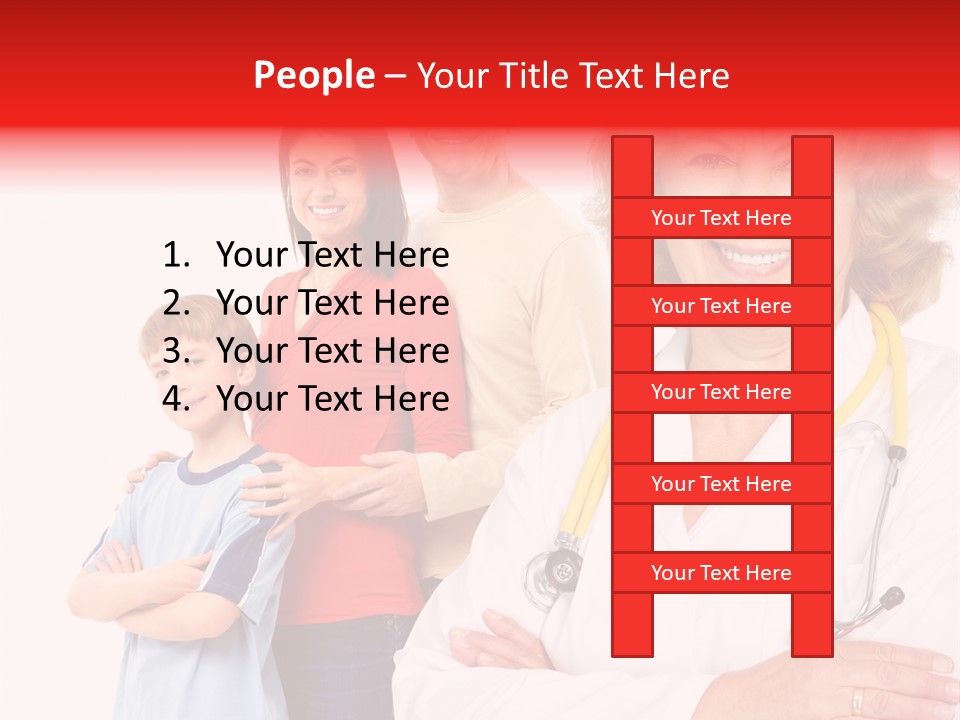 Mother Portrait Pediatric PowerPoint Template