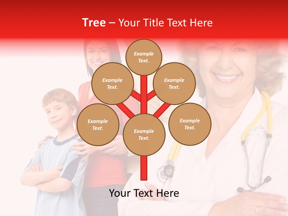 Mother Portrait Pediatric PowerPoint Template