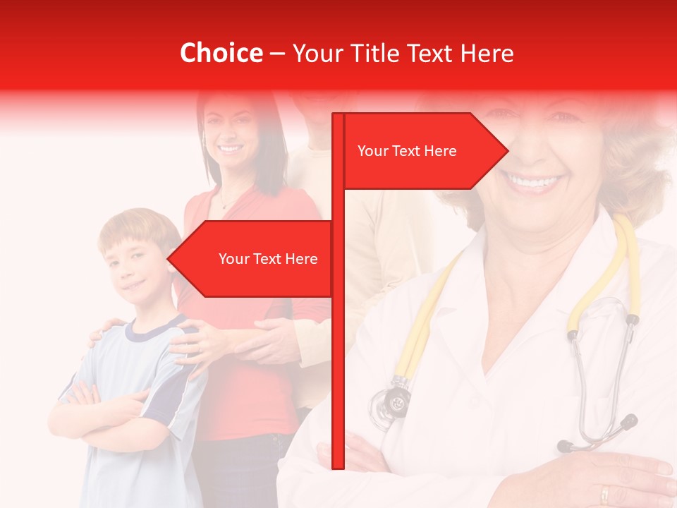 Mother Portrait Pediatric PowerPoint Template