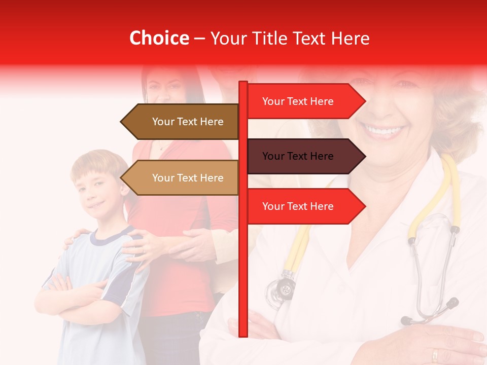 Mother Portrait Pediatric PowerPoint Template