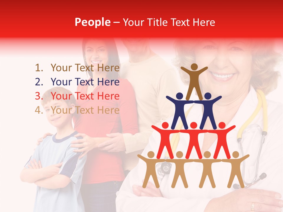 Mother Portrait Pediatric PowerPoint Template