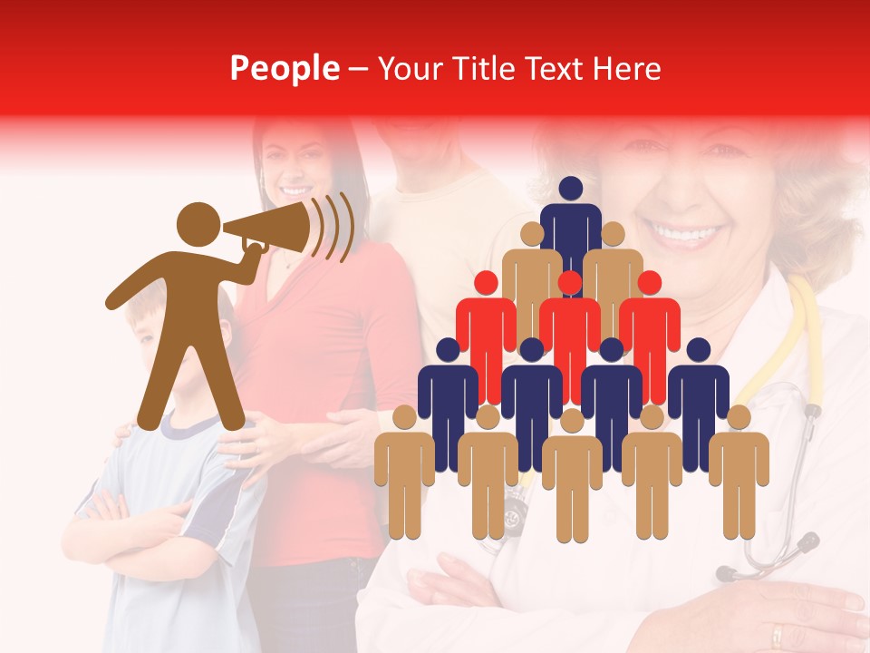 Mother Portrait Pediatric PowerPoint Template