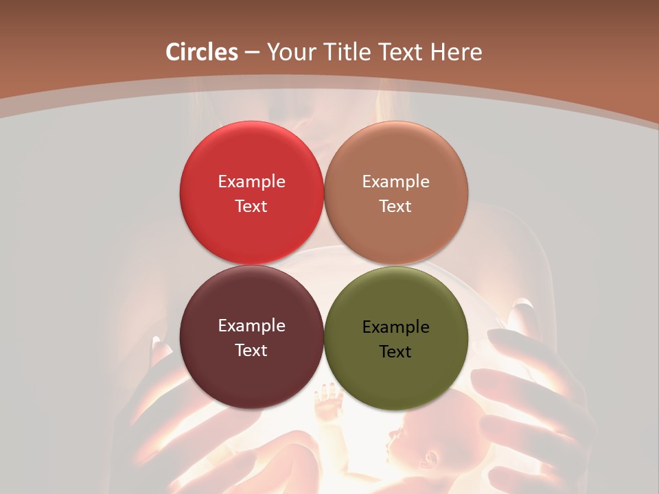 Pregnant Foetus Birth PowerPoint Template