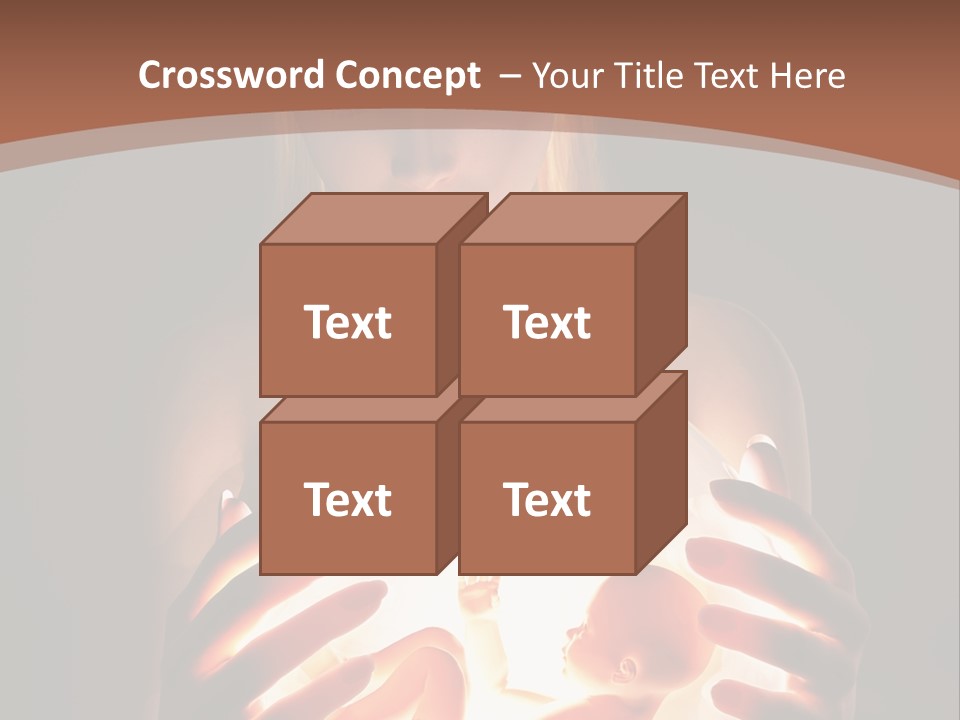 Pregnant Foetus Birth PowerPoint Template