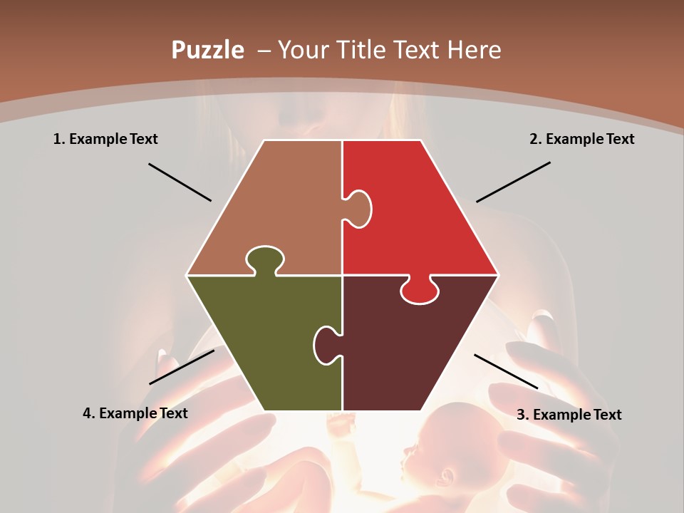 Pregnant Foetus Birth PowerPoint Template