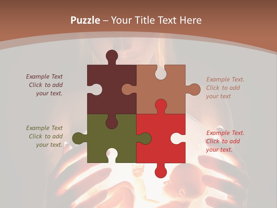 Pregnant Foetus Birth PowerPoint Template