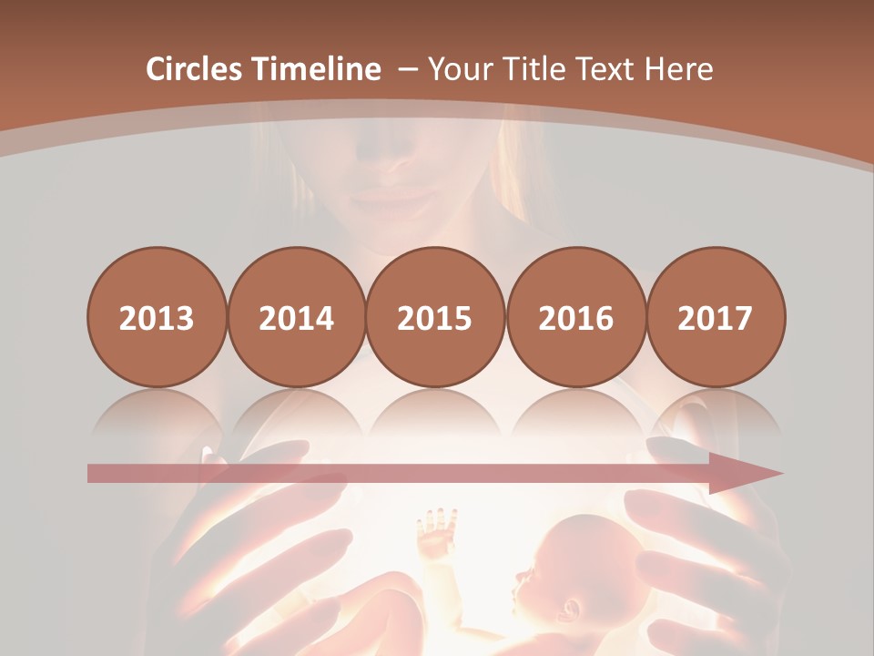 Pregnant Foetus Birth PowerPoint Template