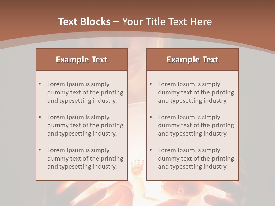 Pregnant Foetus Birth PowerPoint Template