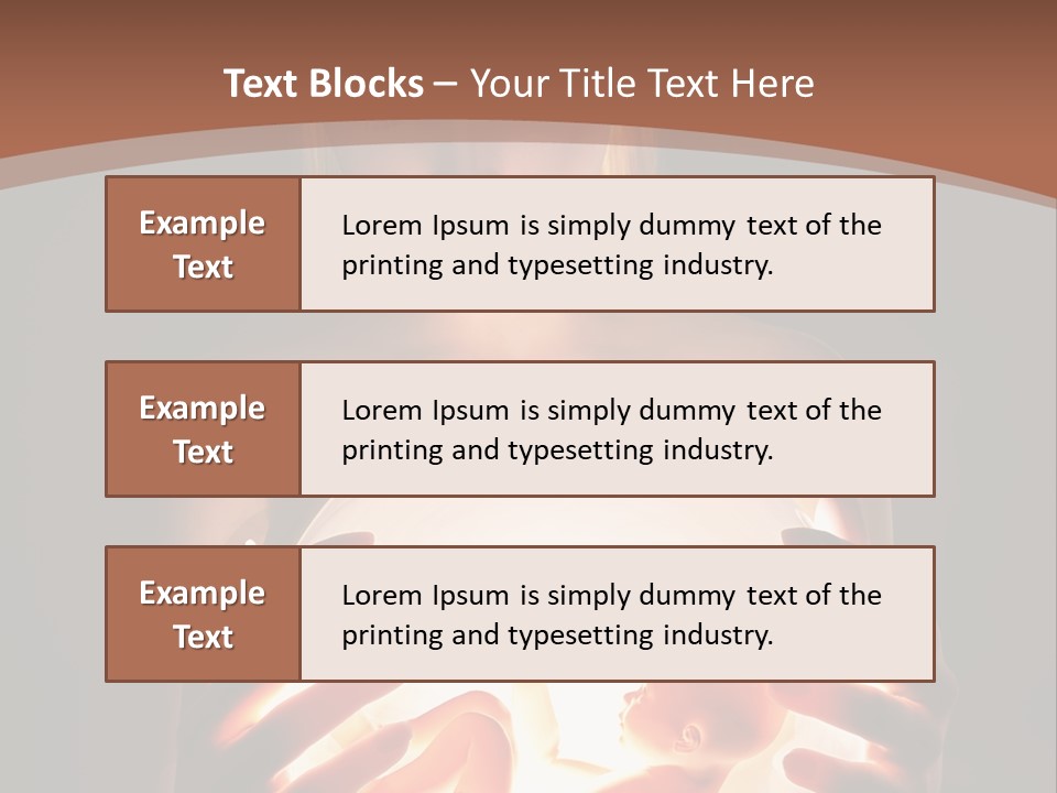 Pregnant Foetus Birth PowerPoint Template