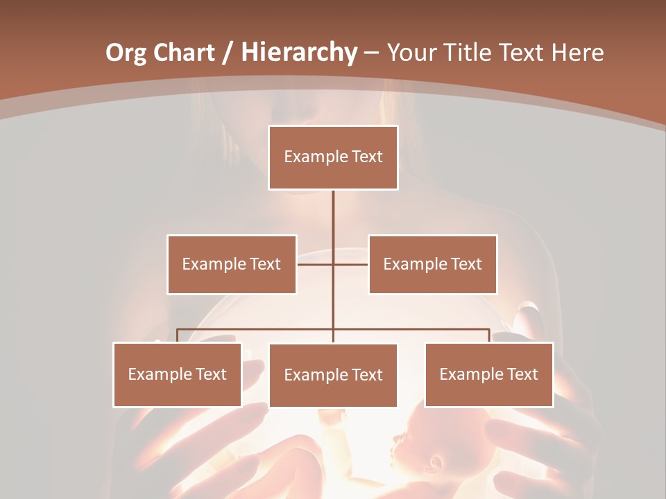 Pregnant Foetus Birth PowerPoint Template