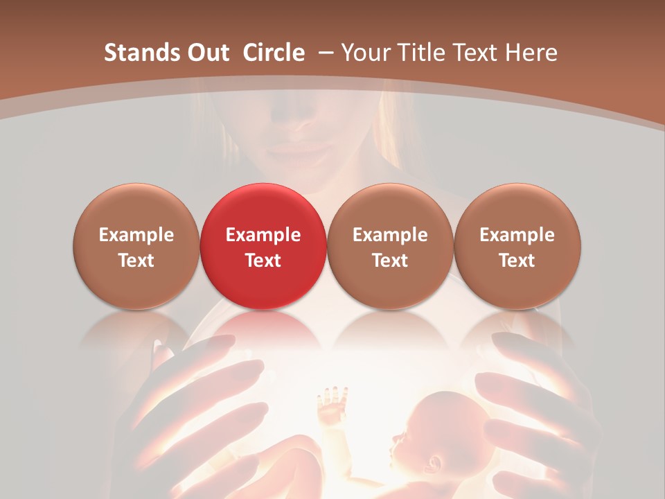 Pregnant Foetus Birth PowerPoint Template