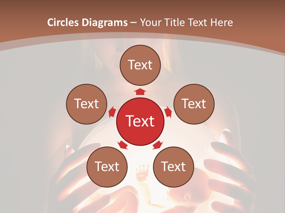 Pregnant Foetus Birth PowerPoint Template