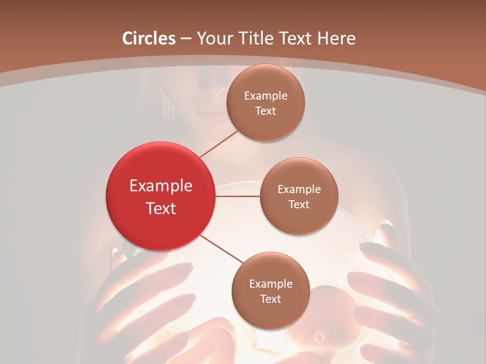 Pregnant Foetus Birth PowerPoint Template