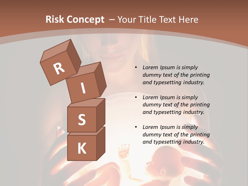 Pregnant Foetus Birth PowerPoint Template