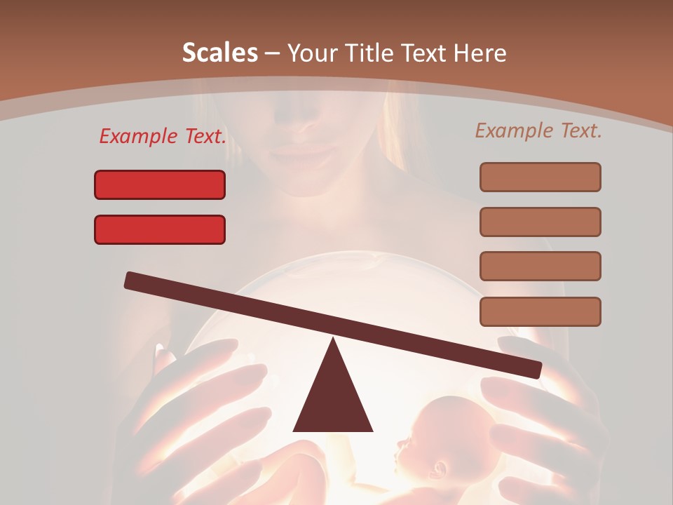 Pregnant Foetus Birth PowerPoint Template