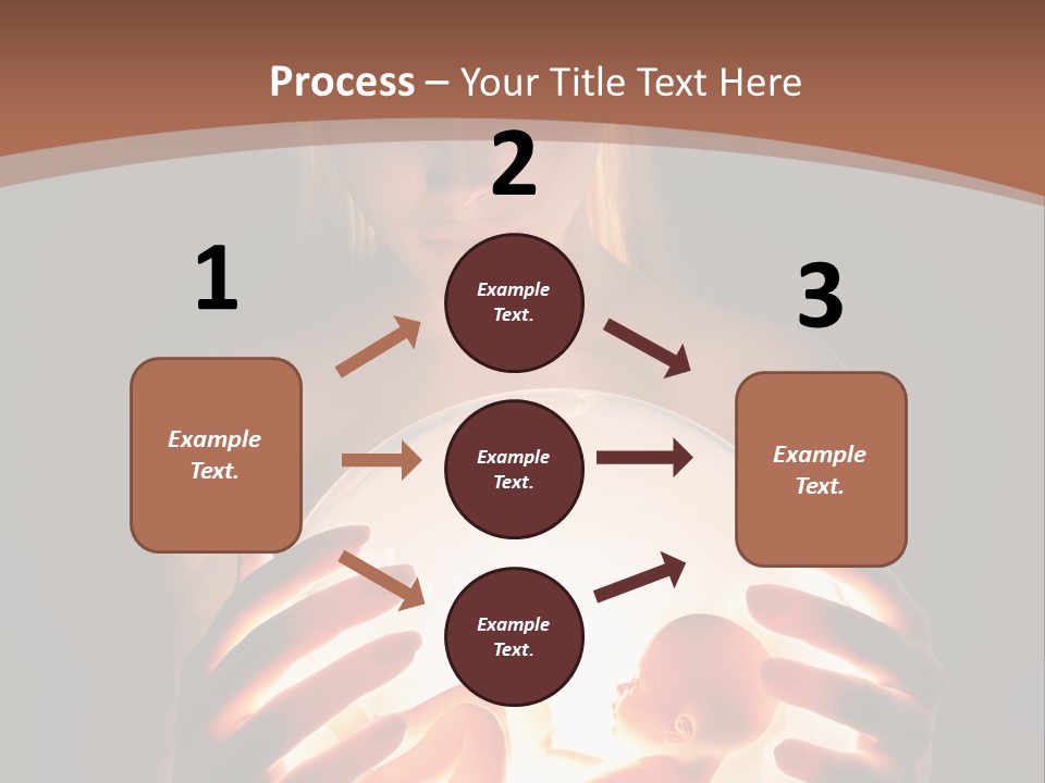 Pregnant Foetus Birth PowerPoint Template