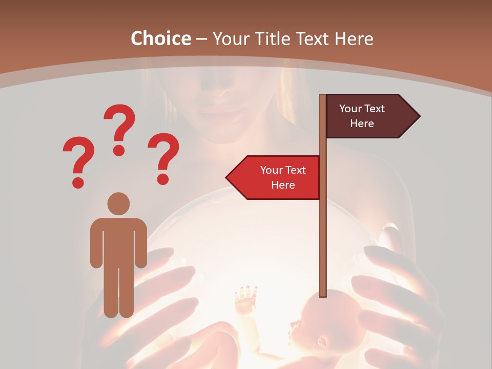 Pregnant Foetus Birth PowerPoint Template