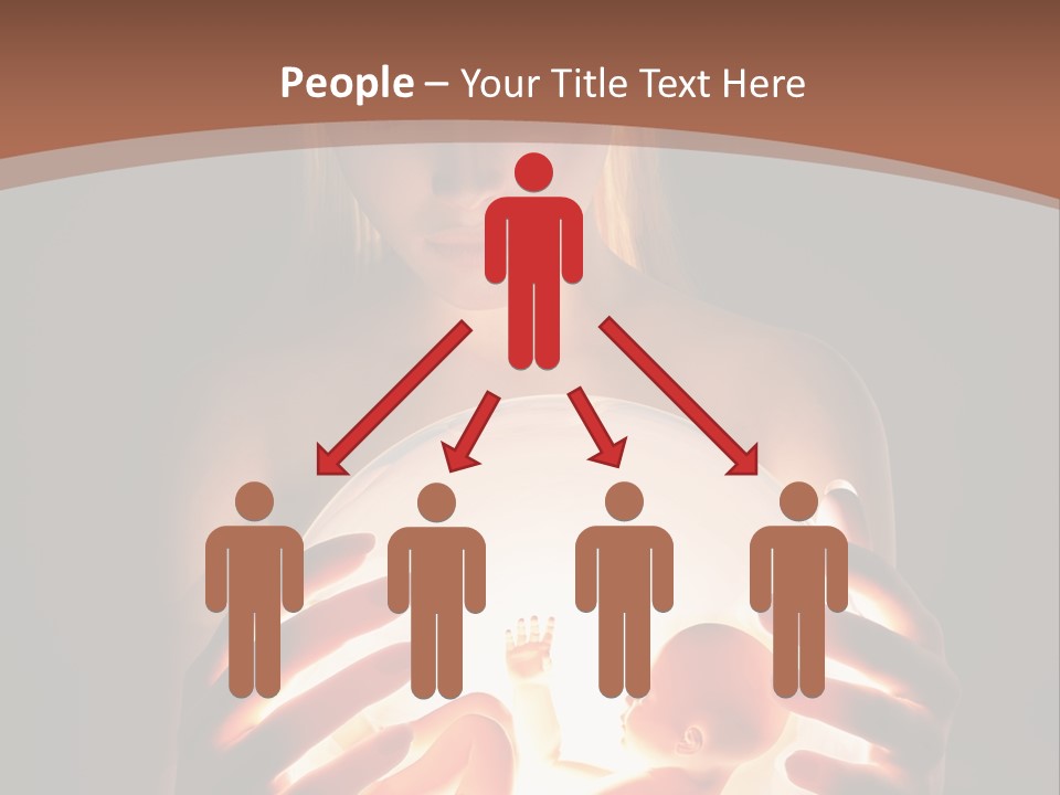 Pregnant Foetus Birth PowerPoint Template