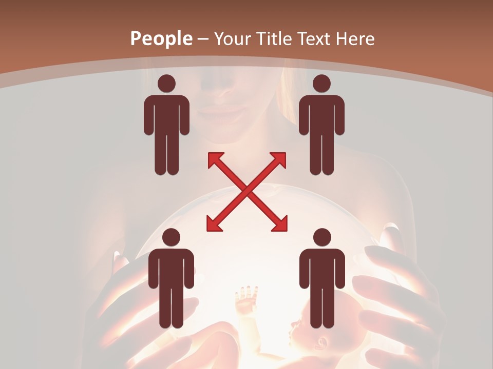 Pregnant Foetus Birth PowerPoint Template