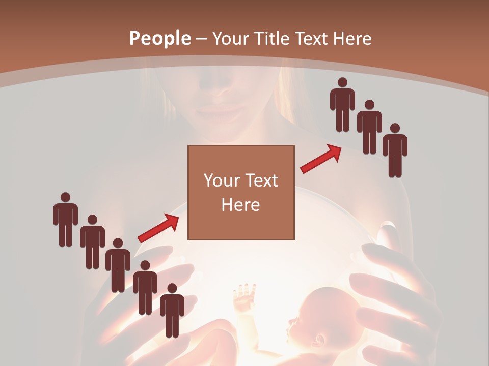 Pregnant Foetus Birth PowerPoint Template