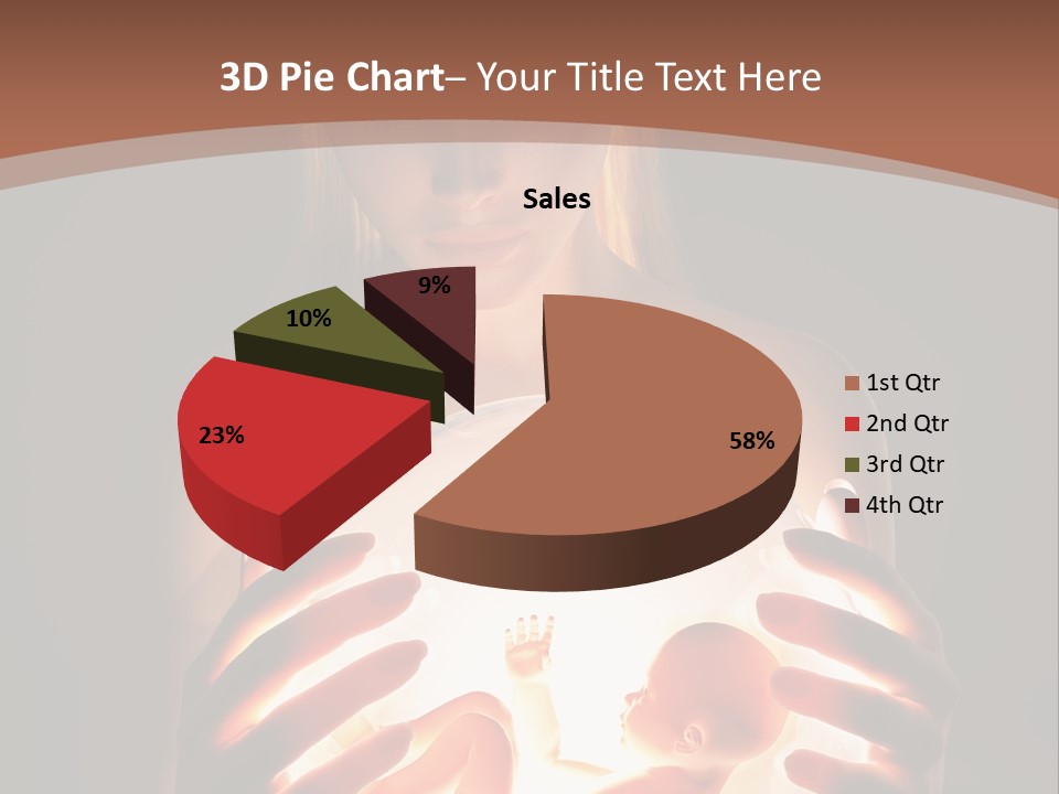 Pregnant Foetus Birth PowerPoint Template