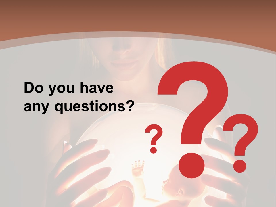 Pregnant Foetus Birth PowerPoint Template