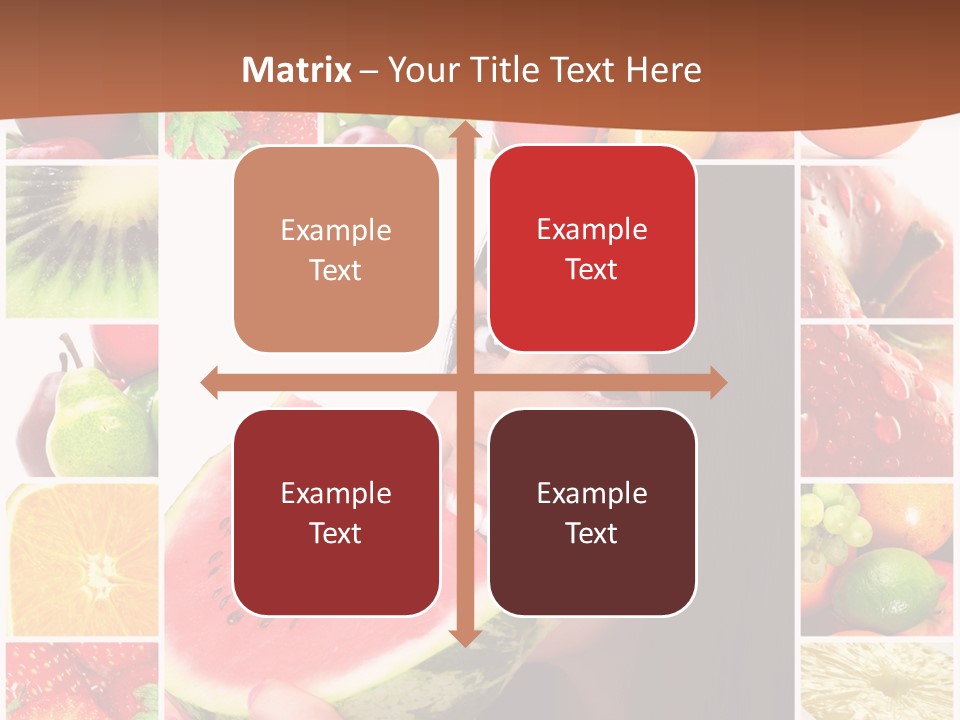 Tropical Frame Smiling PowerPoint Template