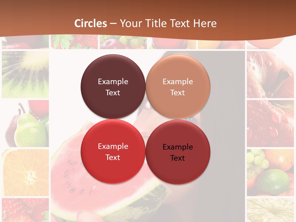 Tropical Frame Smiling PowerPoint Template