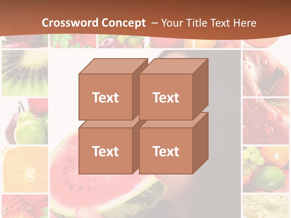 Tropical Frame Smiling PowerPoint Template