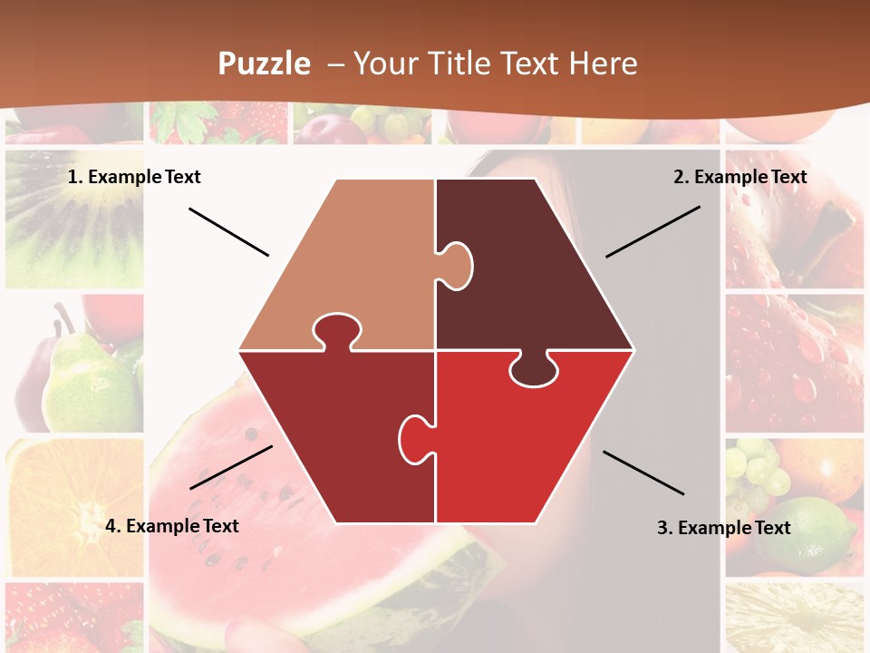 Tropical Frame Smiling PowerPoint Template