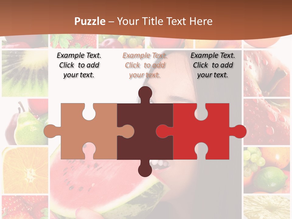 Tropical Frame Smiling PowerPoint Template