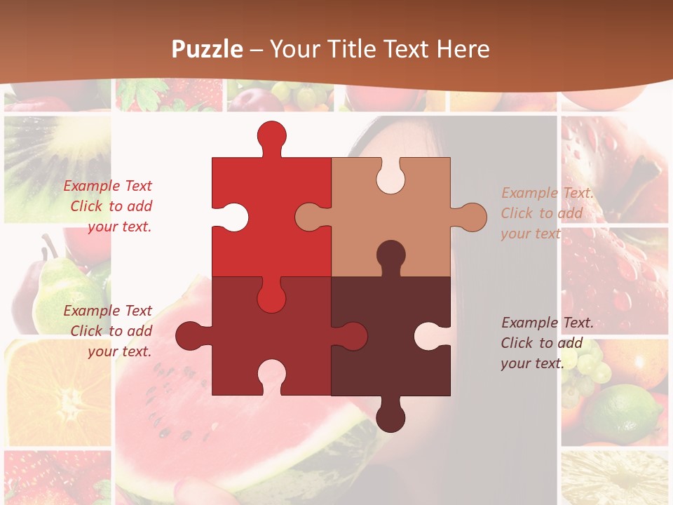 Tropical Frame Smiling PowerPoint Template