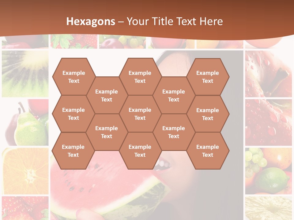 Tropical Frame Smiling PowerPoint Template