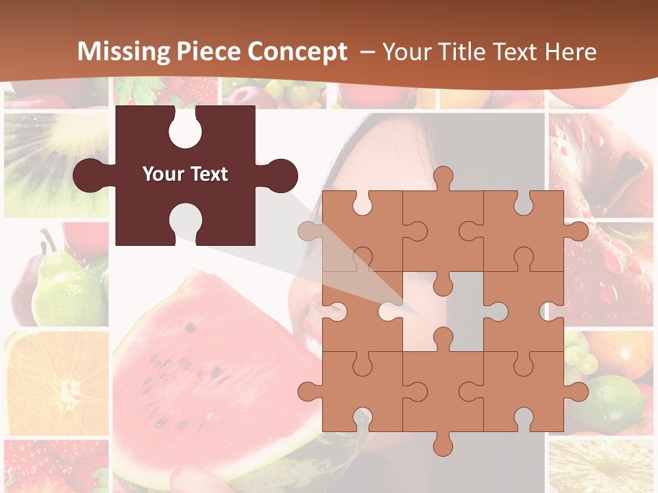 Tropical Frame Smiling PowerPoint Template