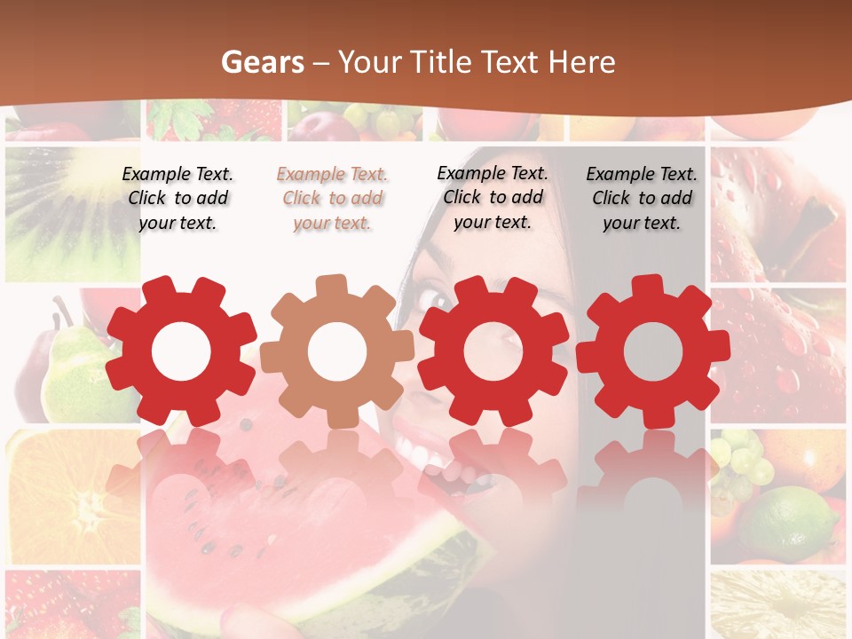 Tropical Frame Smiling PowerPoint Template