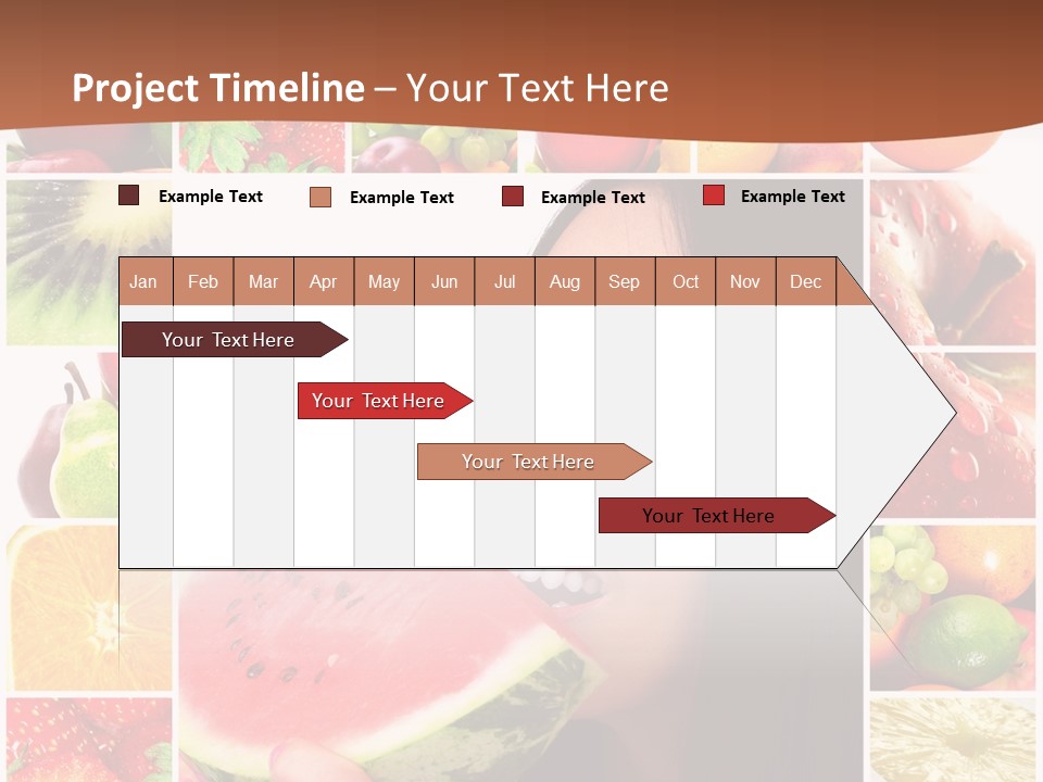 Tropical Frame Smiling PowerPoint Template