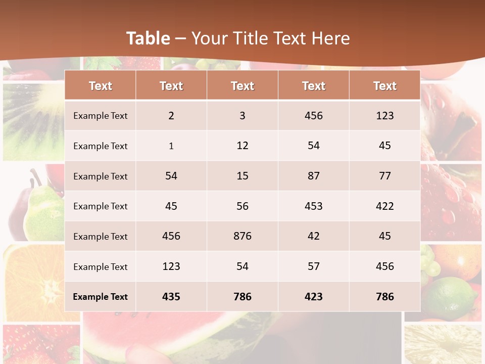 Tropical Frame Smiling PowerPoint Template