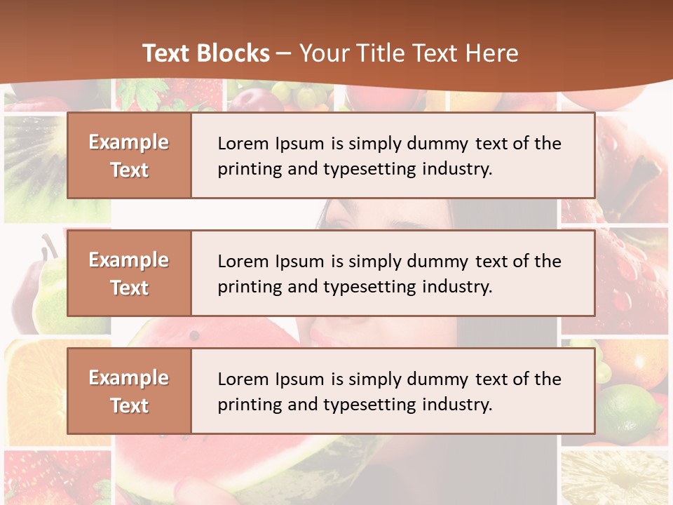 Tropical Frame Smiling PowerPoint Template