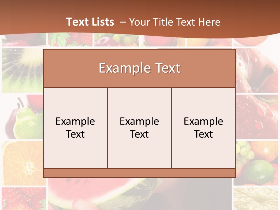 Tropical Frame Smiling PowerPoint Template